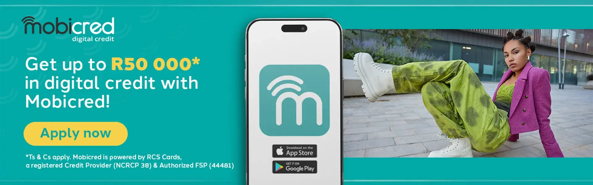 MobiCred Website Banner MobiCred Website Banner