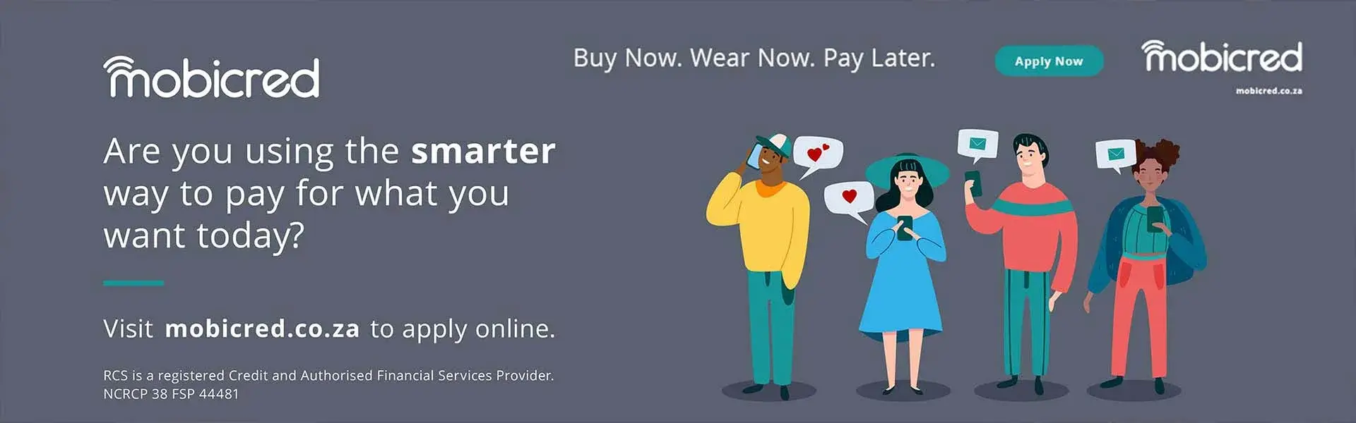 MobiCred Website Banner MobiCred Website Banner