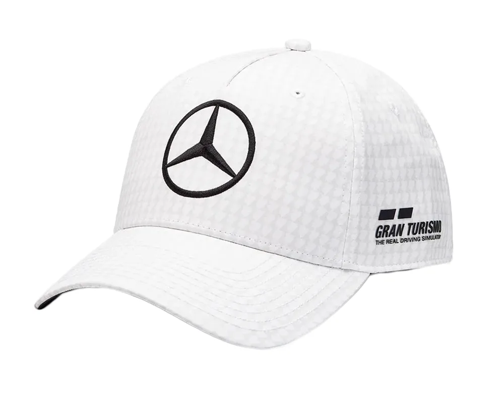 Mercedes Hamilton baseball cap, white, Adult