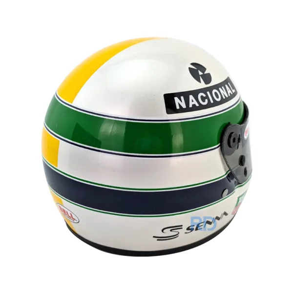 Ayrton senna 30years legacy mini helmet 1:2 - Image 4