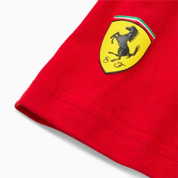 Ferrari big shield tee shirt rosso corsa, red, Mens - Image 3