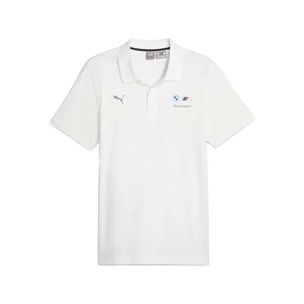 Bmw M jacquard polo shirt white, Mens