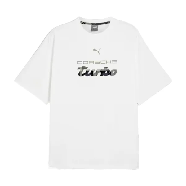 Porsche statement logo tee shirt white, Mens