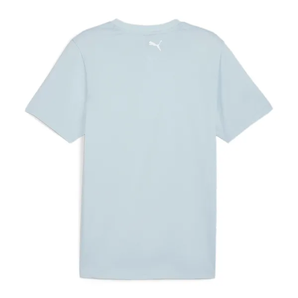 Ferrari race tonal big shield tee shirt light blue, Mens - Image 2