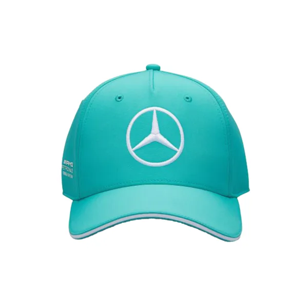 Mercedes team baseball cap 2024, teal, Adult