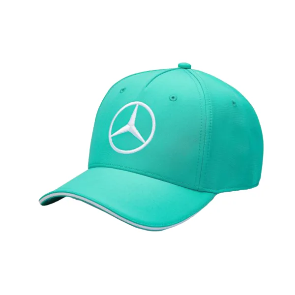 Mercedes team baseball cap 2024, teal, Adult - Image 2