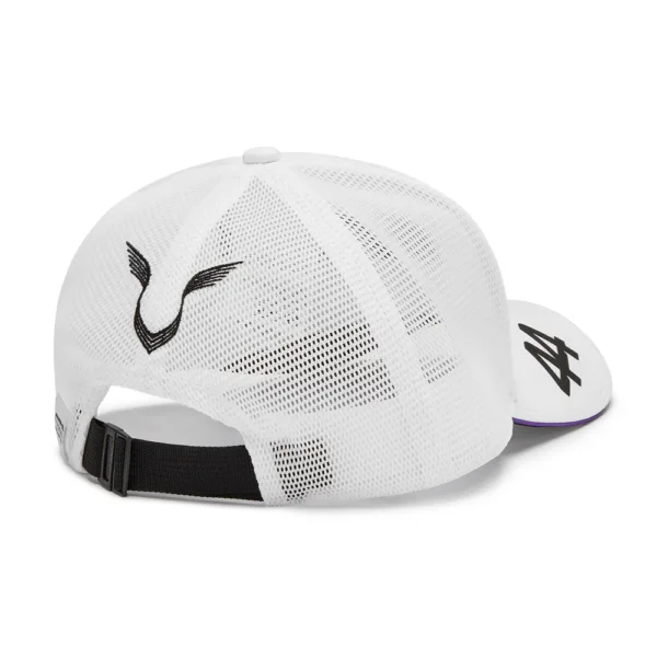 Mercedes hamilton driver baseball cap, white, Adult - Image 3