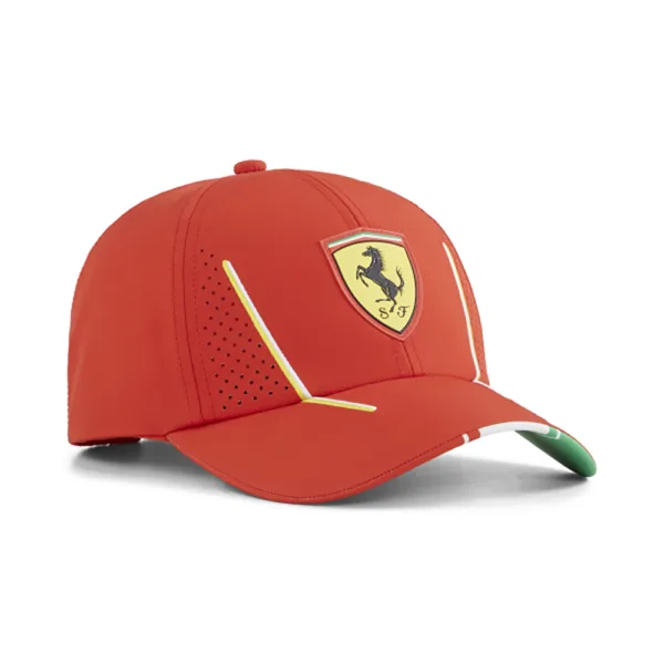 Official Ferrari team baseball cap 2024, red, Adult