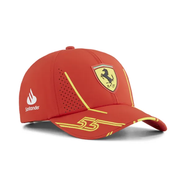 Official Ferrari sainz baseball cap 2024, red, Adult