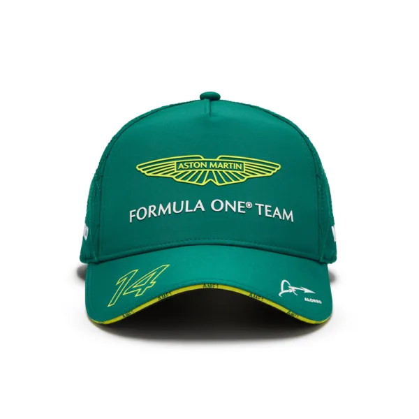 Aston martin Alonso baseball cap 2024, green, Adult