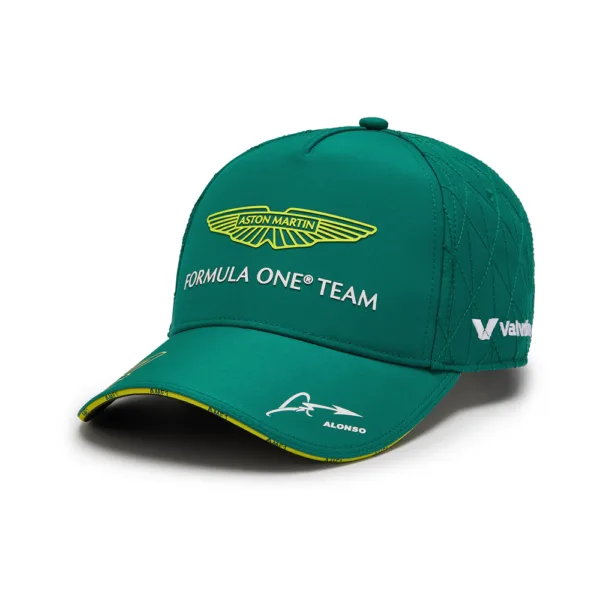 Aston martin Alonso baseball cap 2024, green, Adult - Image 2