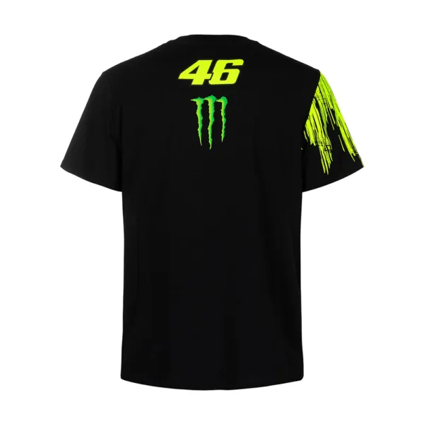 Vr46 monster, dual 46 tee shirt, black, Mens - Image 2