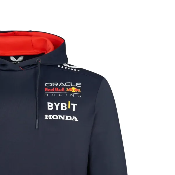 Red bull team pullover hoodie 2023, navy, Mens - Image 4