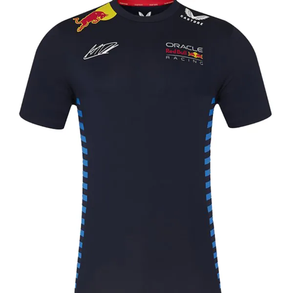 Red bull #1 verstappen tee shirt 2024,navy, Mens