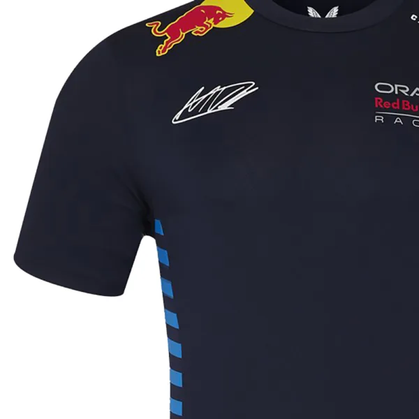 Red bull #1 verstappen tee shirt 2024,navy, Mens - Image 3