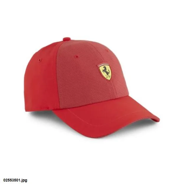 Ferrari race dark baseball cap rosso corsa, red, Kids