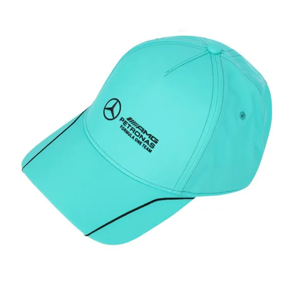 Mercedes base ball cap sheen green , Adult - Image 2