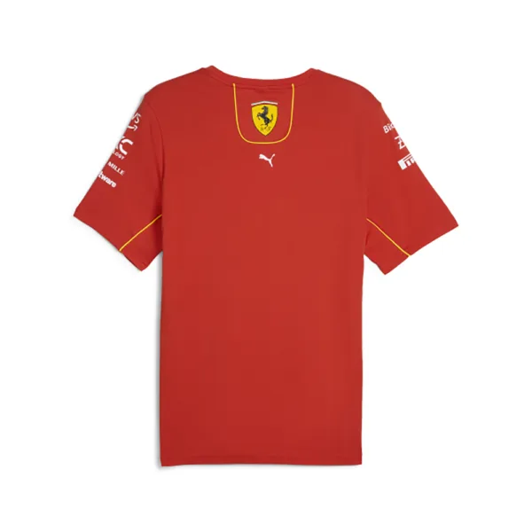 Official Ferrari team tee shirt 2024, burnt red, Mens - Image 2