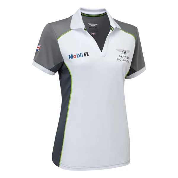 Bentley team polo shirt ladies, grey, Ladies