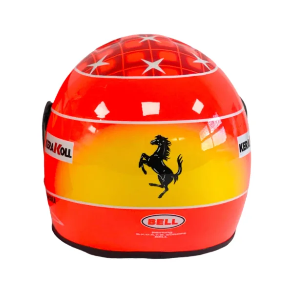 Schumacher mini helmet replica, ferrari 2000, 1:2 - Image 3