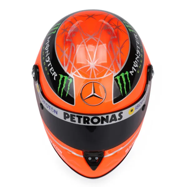 Schumacher mini helmet replica, mercedes 2012, 1:2 - Image 5