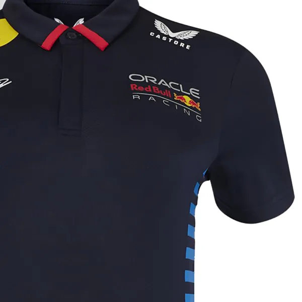 Red bull #1 verstappen polo shirt 2024, navy, Ladies - Image 4