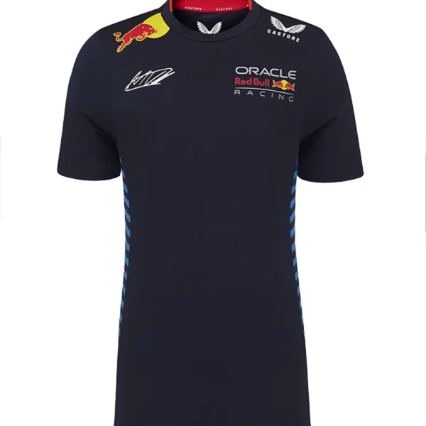 Red bull #1 verstappen tee shirt 2024, navy, Kids