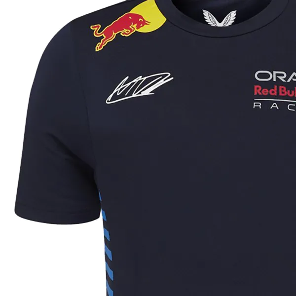 Red bull #1 verstappen tee shirt 2024, navy, Kids - Image 3