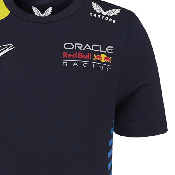 Red bull #1 verstappen tee shirt 2024, navy, Kids - Image 4