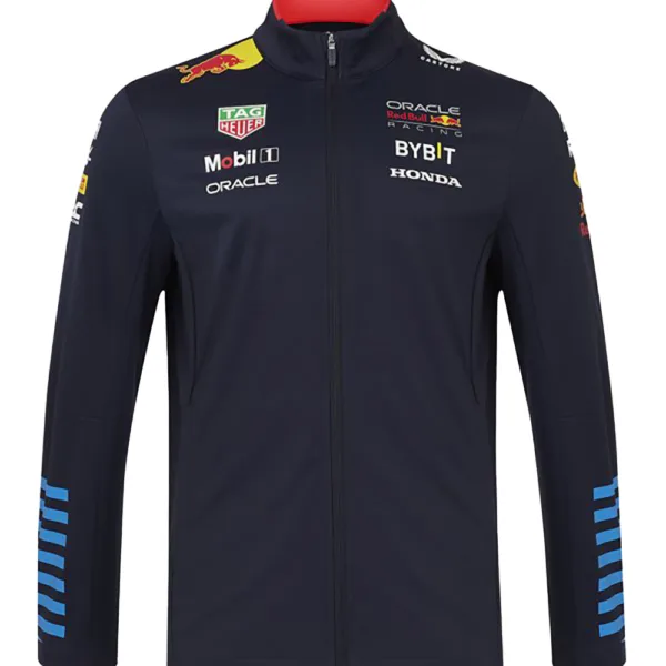 Red bull team soft shell jacket 2024, sky blue, Unisex