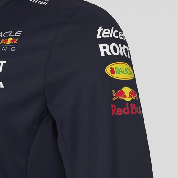 Red bull team soft shell jacket 2024, sky blue, Unisex - Image 5