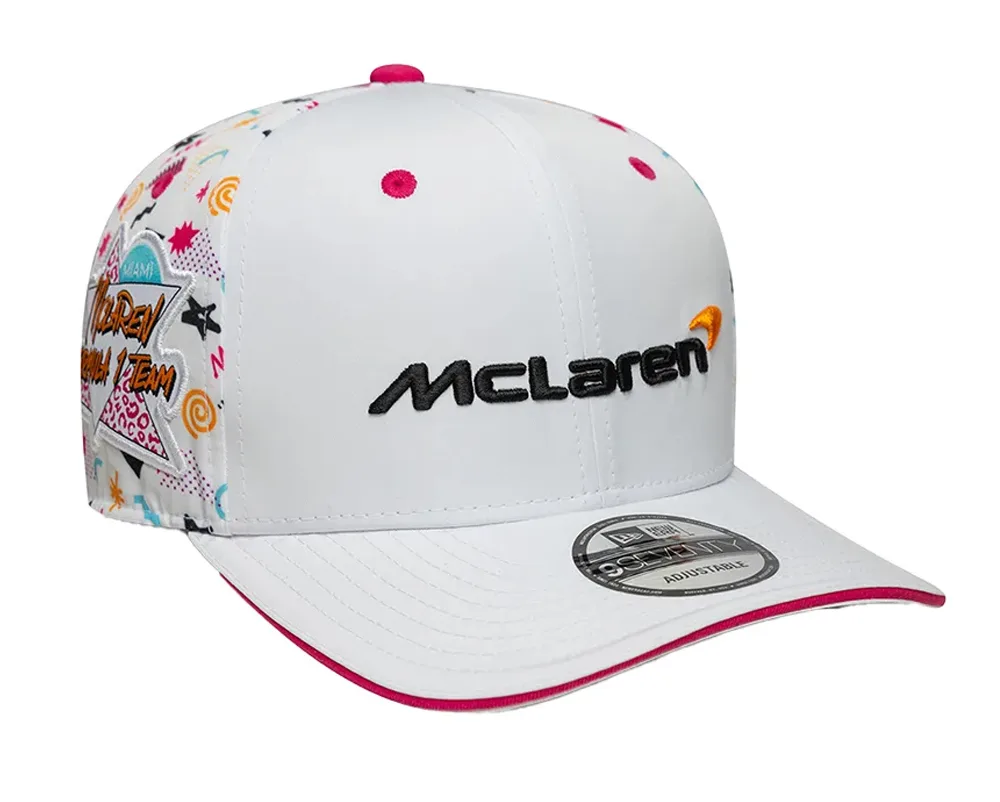 McLaren F1 Miami replica cap, white, Adult