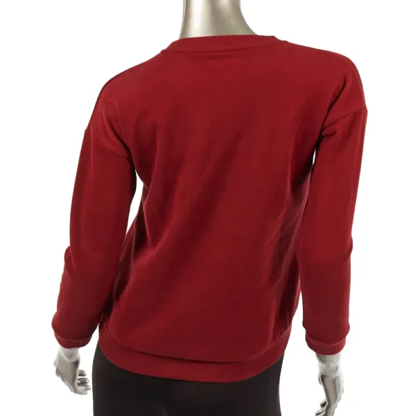 Ferrari fleece cneck sweater, girls, red, Kids - Image 2
