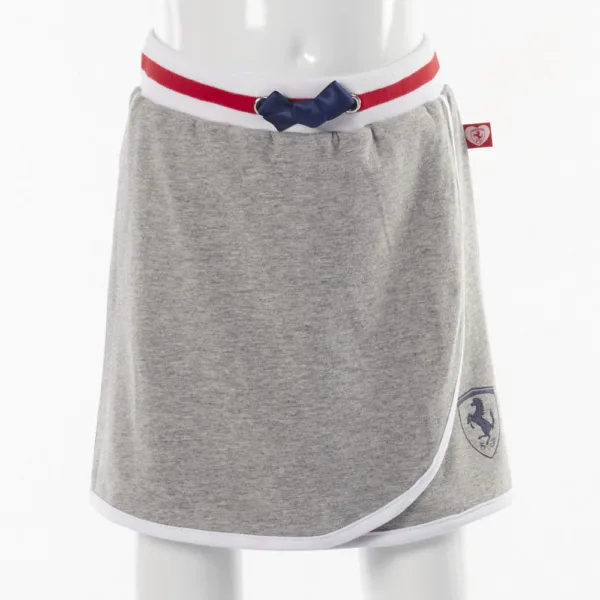 Ferrari girl short skirt pant, grey, Kids
