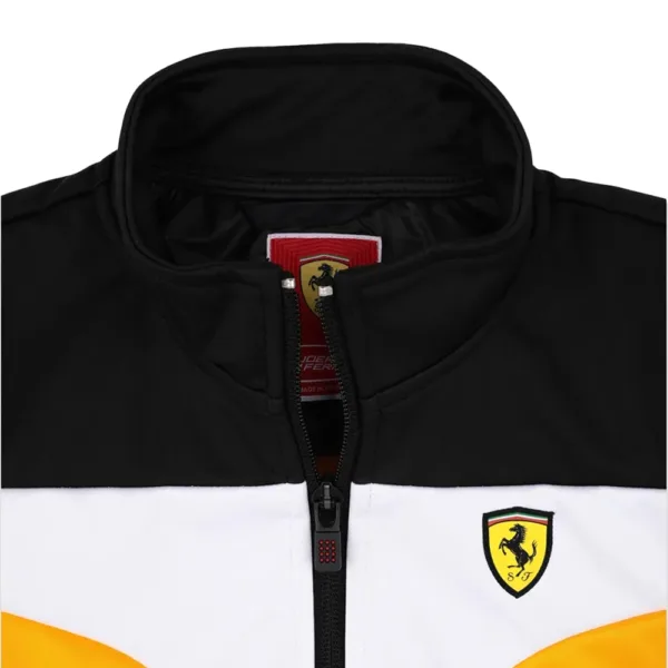 Ferrari Boy softshell jacket, Yellow, Kids - Image 3