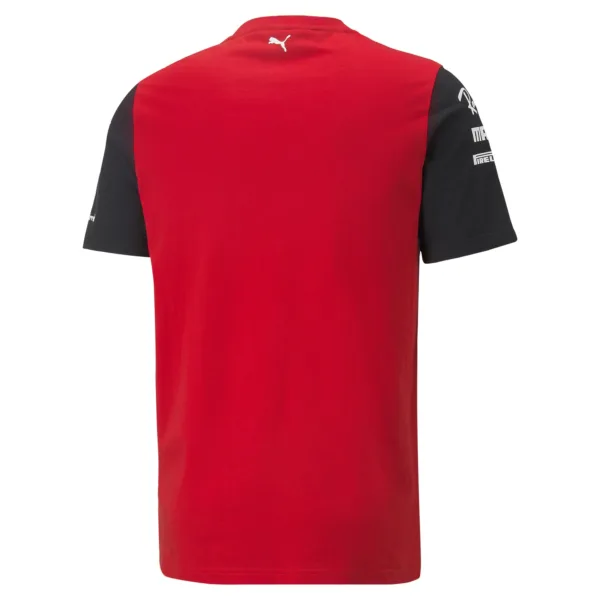 Official Ferrari team tee shirt 2022, red, Mens - Image 2