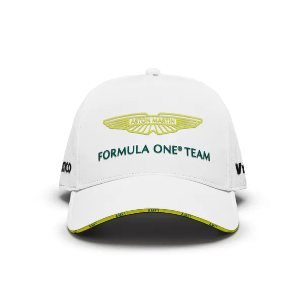 Aston martin team baseball cap 2024, white, Adult