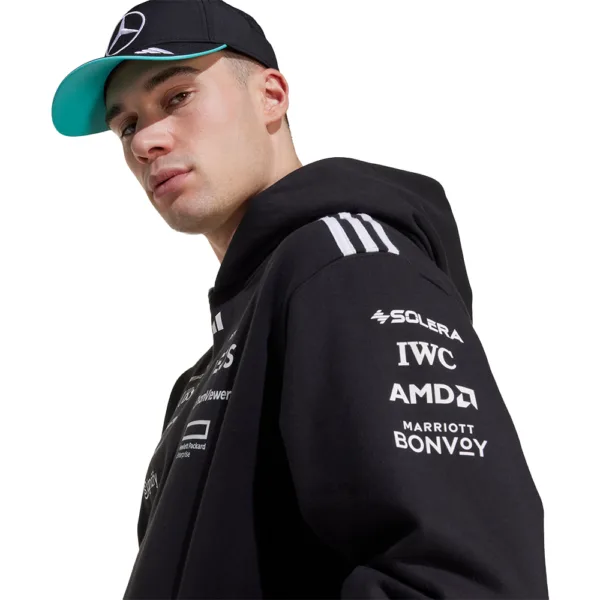 Mercedes amg petronas f1 team hoodie, 2025, Mens - Image 4