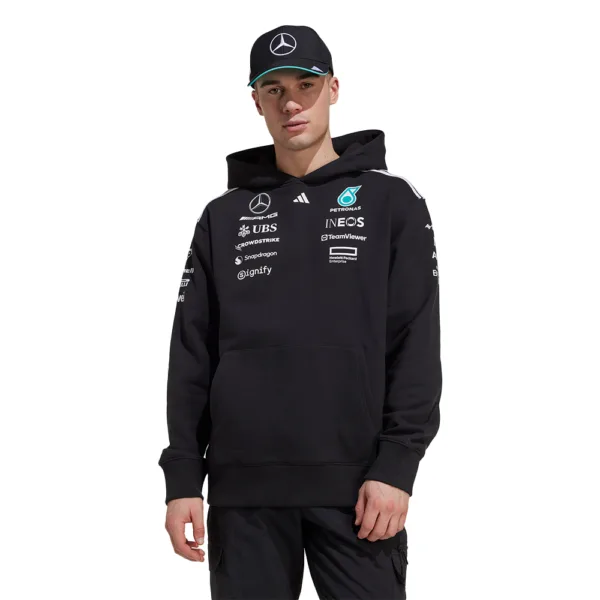 Mercedes amg petronas f1 team hoodie, 2025, Mens - Image 6