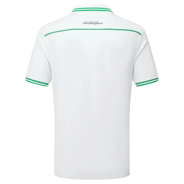 Lamborghini travel polo shirt, white, Mens - Image 2
