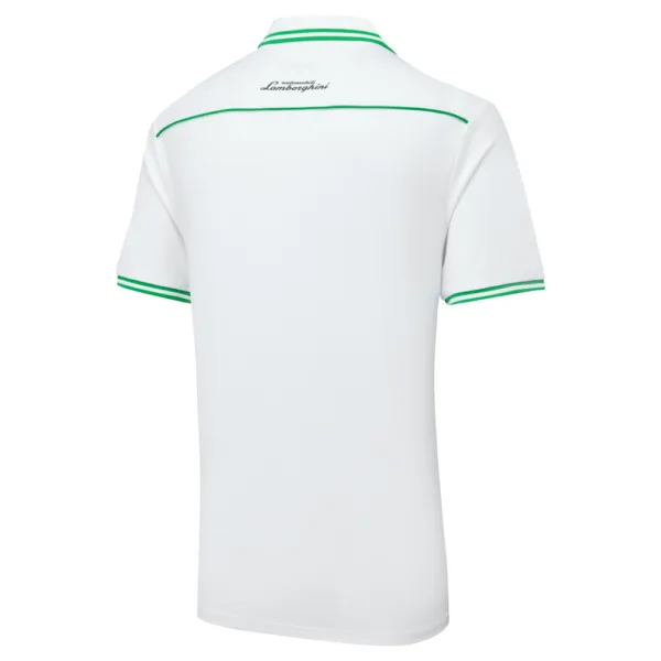 Lamborghini travel polo shirt, white, Mens - Image 4