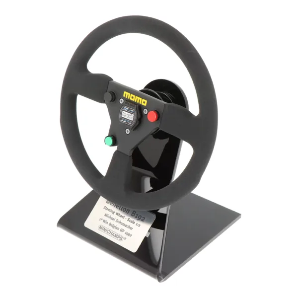 Schumacher mini steering wheel benetton b192 1:2 - Image 2
