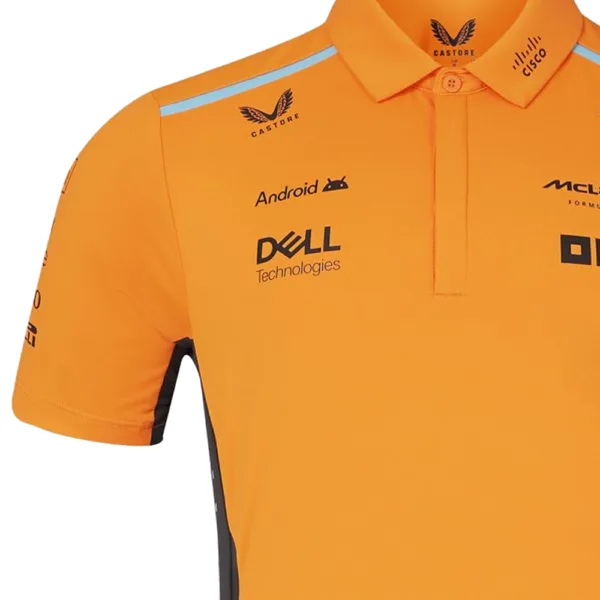 Mclaren f1 team polo shirt 2024, Mens - Image 3