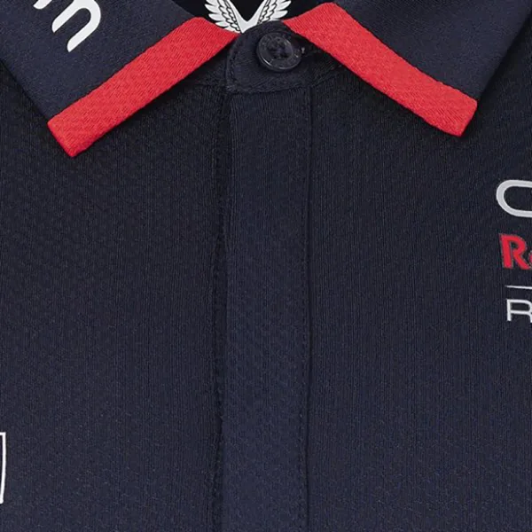 Red bull team polo shirt 2024, sky blue, Mens - Image 6