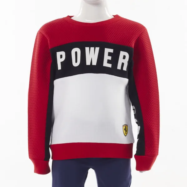 Ferrari power cneck sweater , Kids