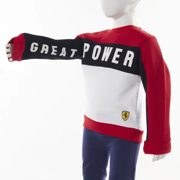 Ferrari power cneck sweater , Kids - Image 3