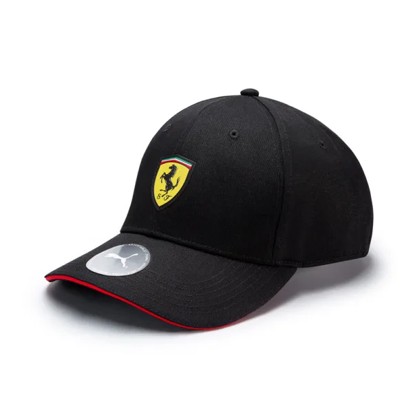 Official Ferrari classic baseball cap, black, Kids - Image 2