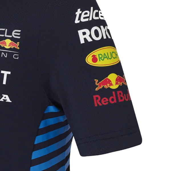 Red bull team tee shirt 2024, sky blue, Kids - Image 5