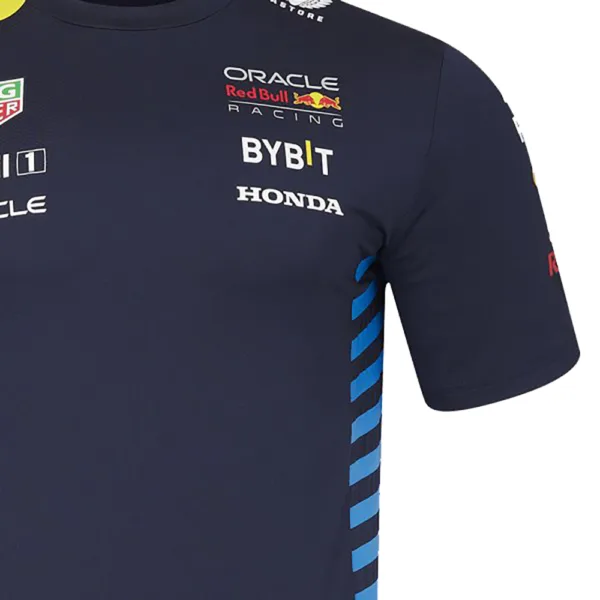 Red bull team tee shirt 2024, sky blue, Mens - Image 3