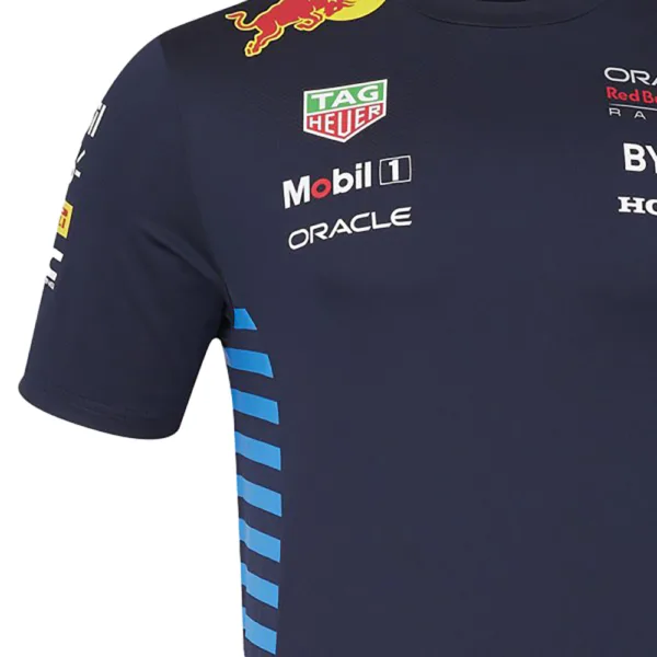 Red bull team tee shirt 2024, sky blue, Mens - Image 4